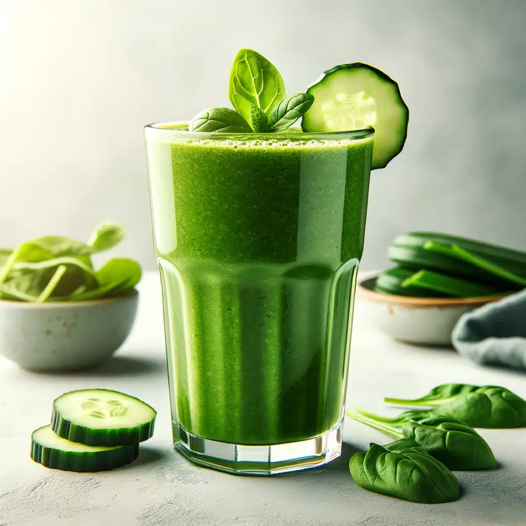 Batido Verde (detox, energizantes)