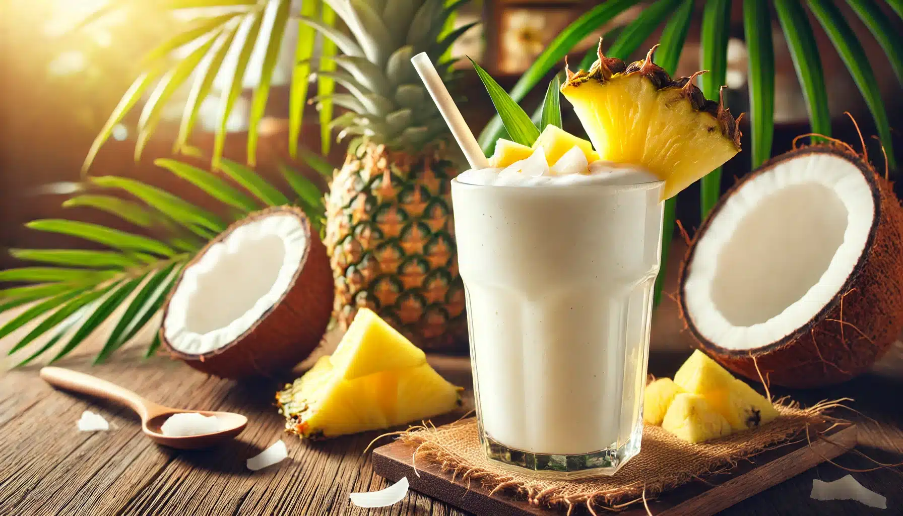 Batido de Piña y Coco